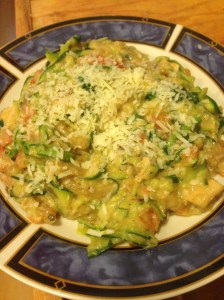 Made with zucchini noodles.